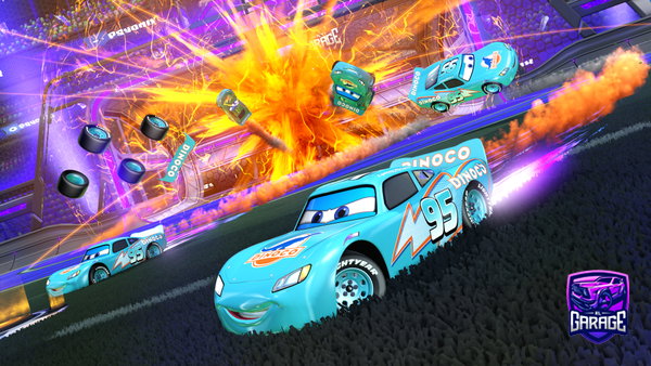 A Rocket League car design from Tails9274