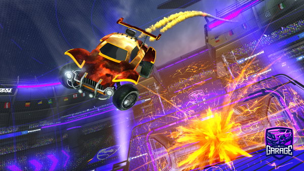 A Rocket League car design from BaconBurger102