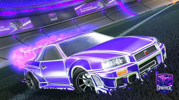 A Rocket League car design from turbo492