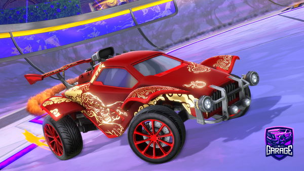 A Rocket League car design from pinpoynt