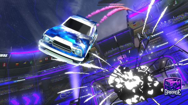 A Rocket League car design from Dzewadjaje