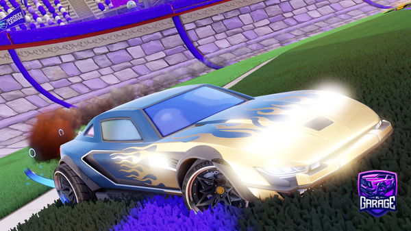 A Rocket League car design from Aimless0513