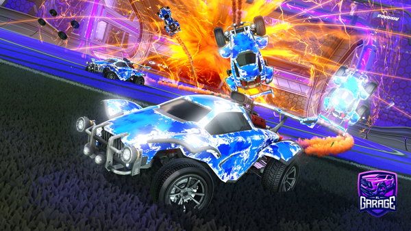 A Rocket League car design from mystigan