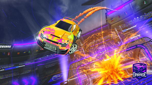 A Rocket League car design from zimlo