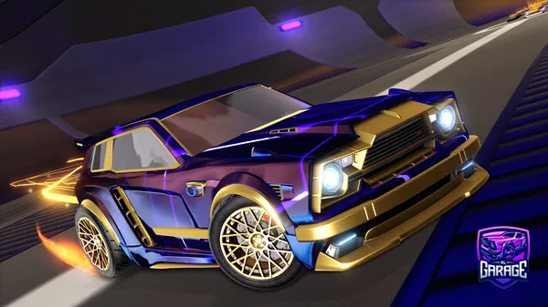 A Rocket League car design from Fiiix