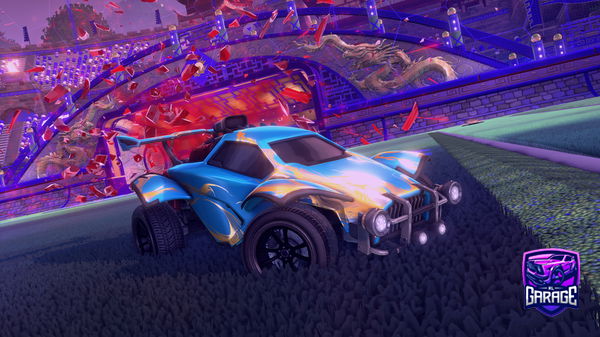 A Rocket League car design from saxwrldd