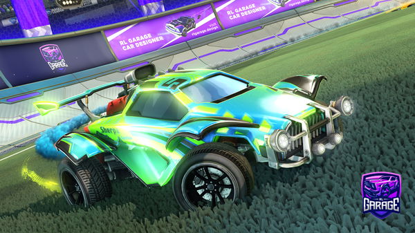 A Rocket League car design from nh2seven