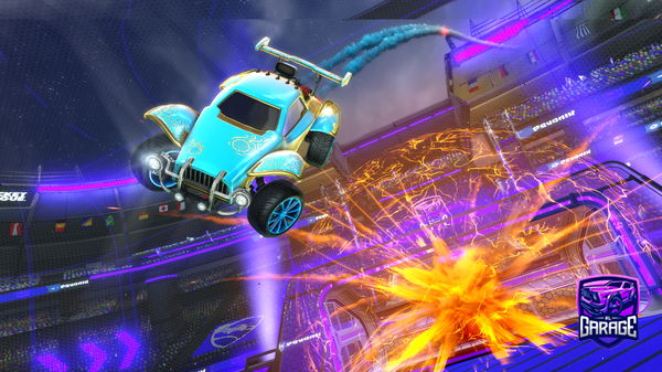 A Rocket League car design from Uchiha_shadow000