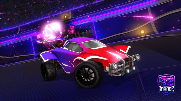 A Rocket League car design from FalconXbox