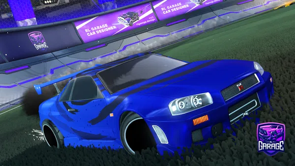 A Rocket League car design from bazminco