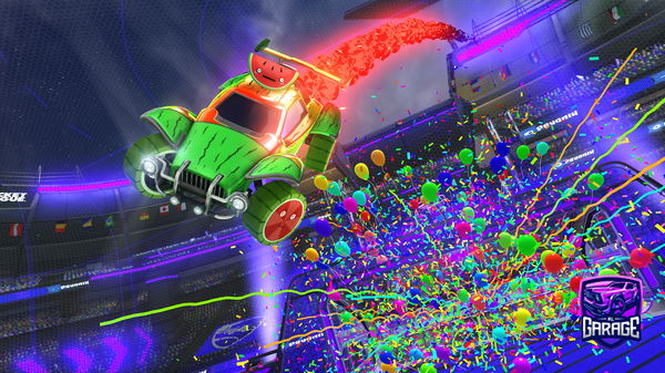 A Rocket League car design from JustVoiter