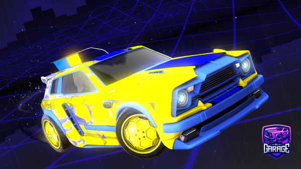 A Rocket League car design from sxnrise_