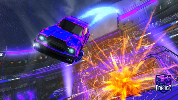 A Rocket League car design from Longhommejnr