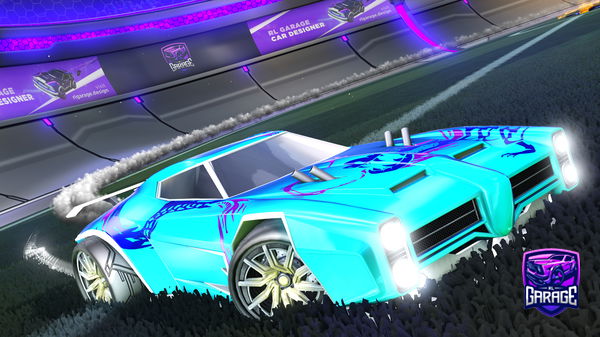 A Rocket League car design from drft_rl