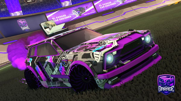 A Rocket League car design from pixelvibes