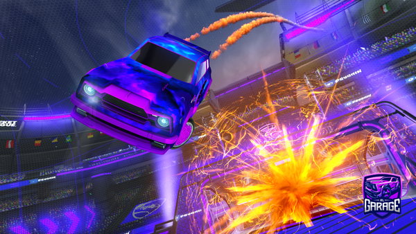 A Rocket League car design from Mrz_sjhubb