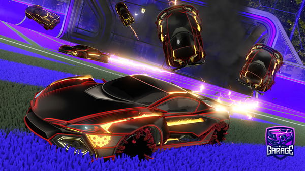 A Rocket League car design from TollBoi