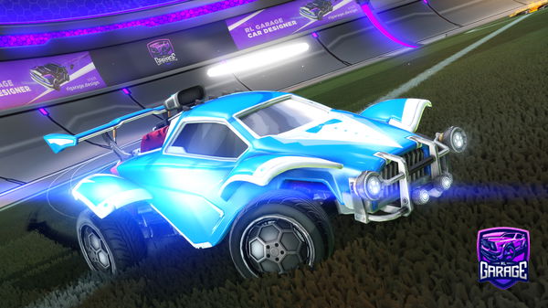 A Rocket League car design from Bgb1lufc