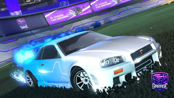 A Rocket League car design from Keylesslynx