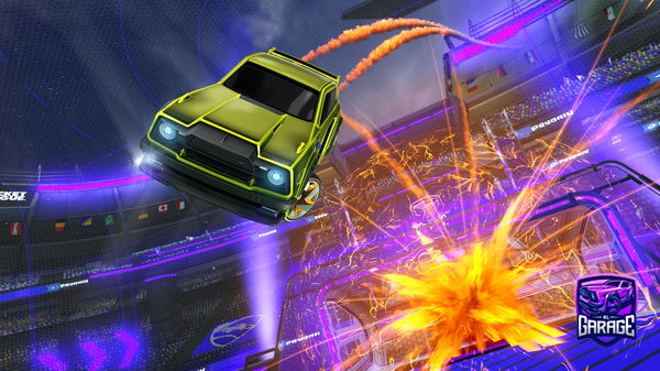 A Rocket League car design from Germzzz