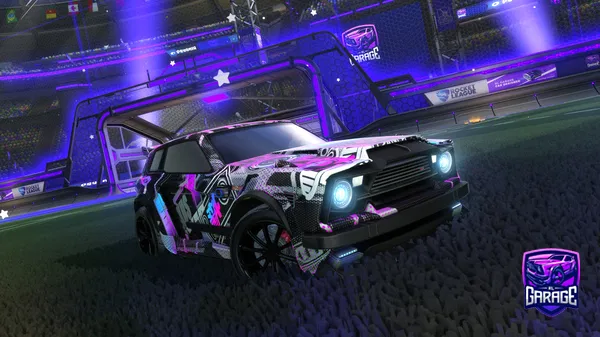 A Rocket League car design from Hippolytejvjg