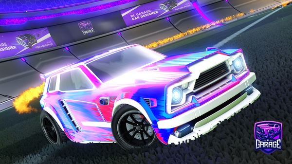 A Rocket League car design from dangerduck