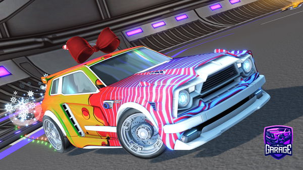 A Rocket League car design from Roy038