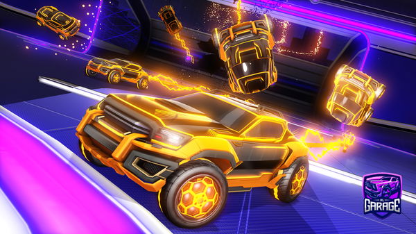 A Rocket League car design from Puffylattice948