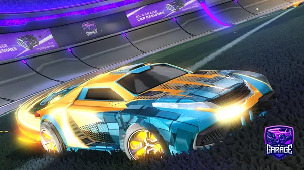 A Rocket League car design from G-man013