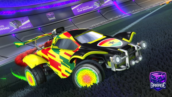 A Rocket League car design from LeonHlzyy