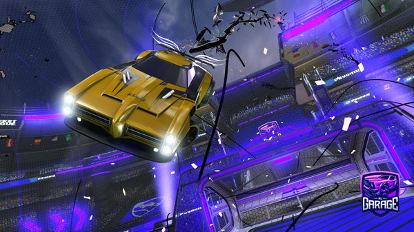 A Rocket League car design from Derpieclaytoes