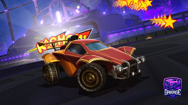 A Rocket League car design from Memetic