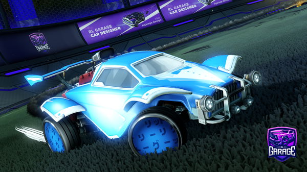 A Rocket League car design from W9VER