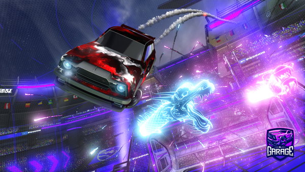 A Rocket League car design from Ludvigrydh