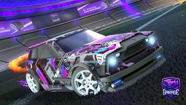 A Rocket League car design from Ben0206