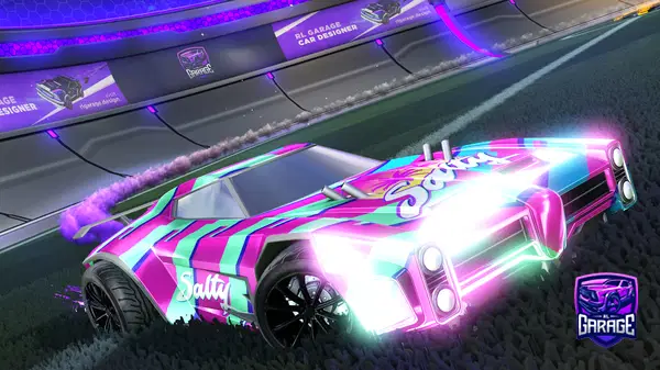 A Rocket League car design from Step_Yeet