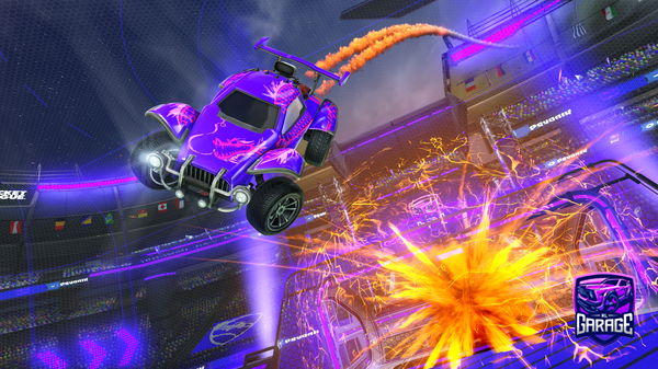 A Rocket League car design from Speedy_Saber