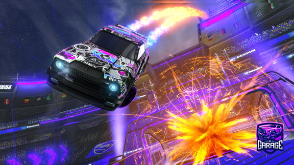 A Rocket League car design from XieXieBing
