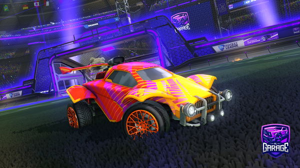 A Rocket League car design from XxDuphyxX