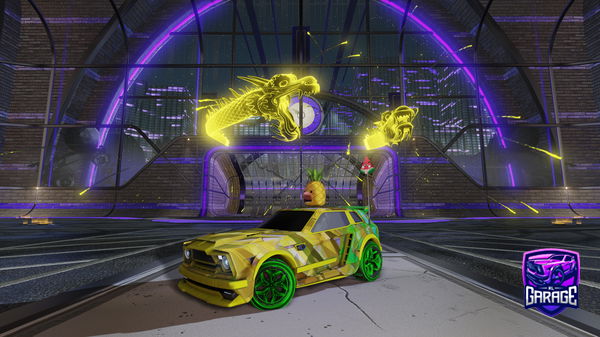 A Rocket League car design from DragonManAndy