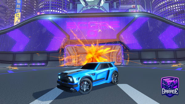 A Rocket League car design from Mudbogpro