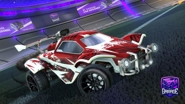 A Rocket League car design from Sp33dD3monX8