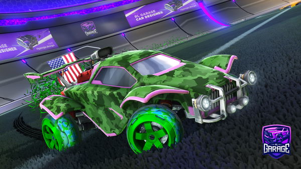 A Rocket League car design from ultimategamer08