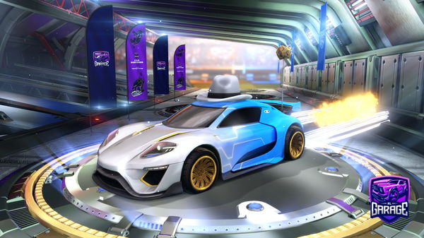 A Rocket League car design from Georgeinosisgod