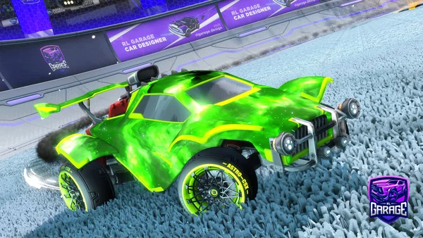 A Rocket League car design from Joelito6336