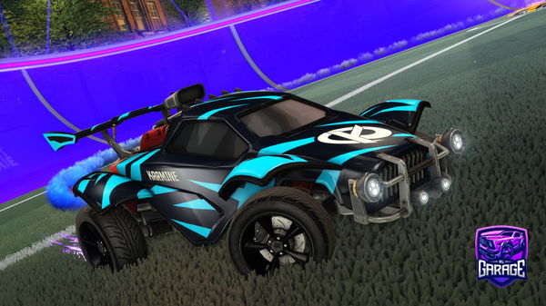 A Rocket League car design from Sytekd