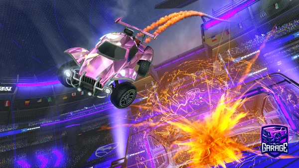 A Rocket League car design from Mini_Bond006