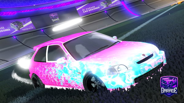 A Rocket League car design from MINT11011