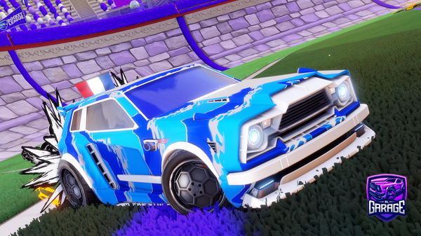 A Rocket League car design from yupyuppep