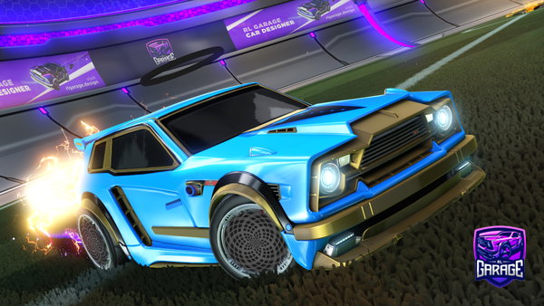 A Rocket League car design from TRIT_EX